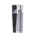 Miniatyrbillede 5 af 5: 2-i-1 butan genopfyldelig lighter med blød ramme, justerbar multifunktionel gasbrænder, lighter, bærbar foldbar minipibe, campinggrill, pejs