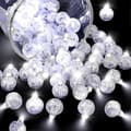 100 st LED Ballonglampor, Mini Vattentäta Vita Bollar för Fest