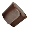 Pikkukuva 3 / 3: 1. Yhden Paikan Kannettava Kellolaatikko Retro Kellonjärjestäjä Nahkainen Kellonpidike Ruskea 10X8.2CM Ruskea 10X8.2CM