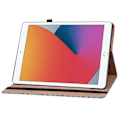 Miniatyrbillede 4 af 5: iPad 10.2 2019/2020/2021 Etui Vævet Tekstur Sort