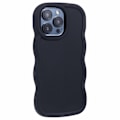 Miniatyrbilde 3 av 5: iPhone 14 Pro Max Mobilskall Bølgete Svart