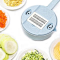 Miniatyrbild 2 av 5: Vegetable Mandoline Slicer, 13-i-1 Grönsaksskärare, Grönsaksslicer, Manuell Grönsaksskärare, Med 4 Utbytbara Blad och Ägguleseparator