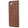 Pikkukuva 3 / 5: iPhone 6/7/8/SE (2020/2022) - 2in1 Magneetti/Lompakkokotelo - Ruskea Brown Ruskea