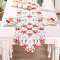 Miniatyrbilde 1 av 5: Julebrodert bordløper Julestjerne Holly Leaf Ta