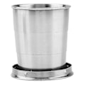 Miniatyrbild 2 av 4: 150ml Metall Stål Fällbar Kopp 3 Sektioner Bärbar Set Munsköljningskopp Tvättkopp