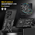 Miniatyrbillede 4 af 5: Samsung Galaxy S23 Ultra Cover Hybrid Ring Armor Sort