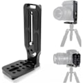 Miniatyrbillede 1 af 5: L-beslag Vertikalplade Montering til Gimbal Stabilisator 1/4'' 3/8'', DSLR Kamera på Videostativ Monopod/3-akset Håndholdt Gimbal Stabilisator