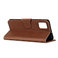 Pikkukuva 5 / 5: Samsung Galaxy S20 Plus - Litsi Lompakkokotelo - Ruskea Brown Ruskea