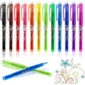 Raderbara bläckpennor, gelbläck, 12-pack flerfärgade[co]