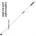 Miniatyrbild 2 av 5: White Folding White Cane for Visually Impaired and Blind (Folds into 4 Sections) (124 cm)