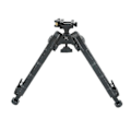 Miniatyrbillede 1 af 5: Aluminiumslegering V9 Støtteben i ét stykke Justerbart Bipod Stativbeslag Sort