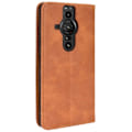 Miniatyrbillede 3 af 5: Sony Xperia Pro-I Etui Retro Flip Læder Brun