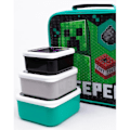Miniatyrbilde 3 av 5: Minecraft Creeper Lunsjveske og Flaske (5-pakning) One Size Blå Svart/Grønn/Hvit One Size
