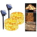 LED Ljusslinga med Solcell - 10 meter 2-pack[co]