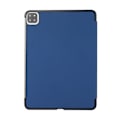 Miniatyrbillede 5 af 5: iPad Pro 11 (2018/2020/2021) - Tri-Fold Læder Etui - Mørkeblå Mørkeblå