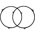 Miniatyrbilde 1 av 5: 2 stk. 7\" mikrobølgeovn dreieskive ringer - erstatning indre ring for 9,6\"-10,6\" glassplate
