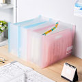 Miniatyrbild 4 av 5: Student Multi-layer Folders,student Multi-function Test Paper Organizer Artifact-horizontal Cut-blue