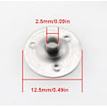 Miniatyrbillede 2 af 5: 200 stk./12,5 mm lysestagebund, lysestagefaner i metal, lysestageholderfaner til lysfremstilling DIY