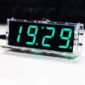 DIY Electronic Clock Kit (Green) - 4 LED Digital Clock Kit Automa[co]