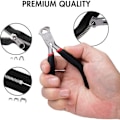 Miniatyrbild 3 av 5: Set, 85 delars reparationskit för blixtlås, 3 mm, 5 mm, 8 mm metallblixtlås - Perfekt
