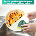 Miniatyrbild 3 av 5: Kök Rengöringssvampar, 24-pack Eco Icke-repande För Disk, Skrubbsvampar