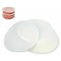 500 ark non-stick papper, 12,5 cm diameter, köttfärspapper, hamburgertallrik