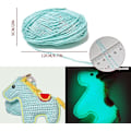 Miniatyrbillede 2 af 5: 5 stk. Glow In The Dark Garn, Garn Til Hækling, Lysende Sytilbehør Fluorescerende Hæklede Garn Diy