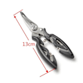 Miniatyrbillede 4 af 5: Saks Fiskeri Tang Saks Fletning Line Lokke Cutter Krog Fjerner Grej Værktøj Skæring Fisk Brug Tænger