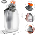 Pikkukuva 2 / 5: Urheilujuomapullo, tiivis juomapullo selkäklipsillä, kannettava juomapullo juoksuun, moottoripyöräilyyn - 250ml