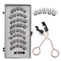 Miniatyrbild 1 av 3: Magnetic Eyelashes with Eyelash Curler / False Eyelashes Lashes Black