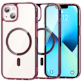 Miniatyrbillede 1 af 5: ColorPop iPhone 13 Cover CH MagSafe Transparent/Rød