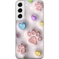 Pikkukuva 1 / 2: Samsung Galaxy S22+ 5G Läpinäkyvä Kuori Pörröiset Tassut