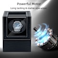 Miniatyrbillede 3 af 3: Automatisk urværksboks PU Quad Single Automatisk urdisplay opbevaring armbånd