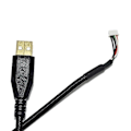 Miniatyrbilde 2 av 3: Usb-kabel for tastatur, erstatningskabel i PVC for Razer Blackwidow X Chroma