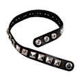 Miniatyrbillede 1 af 3: Bristol Novelty Unisex Voksen Studded Choker One Size Sort Black One Size