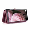 Pikkukuva 4 / 5: Samsung Galaxy S21 Plus - CASEME 2-in-1 Monitoiminnallinen Lompakkokotelo - Punainen Punainen Punainen