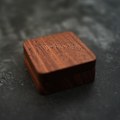 Miniatyrbillede 2 af 5: 1 stk. træringæske smykker opbevaring bærbar holder bryllup forlovelse arrangør