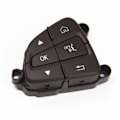 Miniatyrbilde 1 av 5: Venstre multifunksjonsknapp for rattkontroll til C Glc-klasse A0999050200 A0999050300 Br