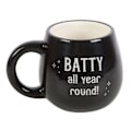 Miniatyrbild 3 av 3: Something Different Bat All Year Round! Peekaboo Rounded Top Black/White One Size