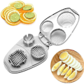 Miniatyrbilde 1 av 5: Eggdeler, 3-i-1, Rustfritt stål, Manuell eggdeler