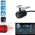 Pikkukuva 2 / 5: 170° CMOS Mini Väri Peruutuskamera Autoon Eteen/Taakse Musta