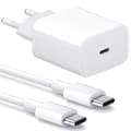 Lader til Samsung - Hurtiglader 20W USB-C - Adapter+Kabel 2m Hvit 1-Pack Samsung 20W
