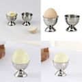 Miniatyrbilde 3 av 5: 4 stk. eggekopper, eggeholdere i rustfritt stål, eggstativ, eggekopp, ande-eggekopp, kylling -t