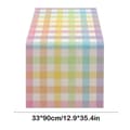 Miniatyrbild 3 av 4: Printed Linen Easter Table Runner for Restaurant, Home, and Party – Multi-Size Seasonal Table Decoration, Compatible with Easter Themes
