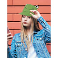 Miniatyrbild 4 av 5: Groda Bucket Hatt Söt Bomulls Solhatt Bredbrättad Fiskehatt för Vuxna Kvinnor Flickor