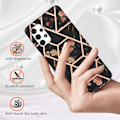 Miniatyrbillede 2 af 5: Samsung Galaxy A23 5G Cover Marmor Sorte Blomster