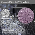 Miniatyrbild 1 av 2: 2 st Bling Bling Bilmugghållare Underlägg, 2,75 tum Halkfria Stötsäkra Universella Modebilunderlägg