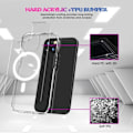 Miniatyrbilde 4 av 5: iPhone 15 Plus Deksel MagSafe Hybrid Transparent