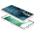 Miniatyrbillede 3 af 5: Samsung Galaxy S23 Plus Cover Marmor TPU Grøn