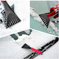 Miniatyrbilde 4 av 5: Isskraper for bilvindu - ripefri vindusskrape for snø, frost og isfjerning - skrape med skumgrep - isskrape for bilvinduer om vinteren (2